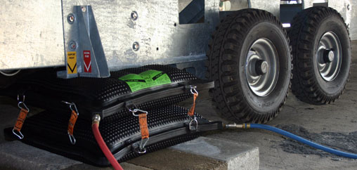 Flat Form lifting Bag lifting static caravan